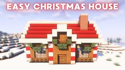 Easy Minecraft Christmas House Tutorial | Festive Build Guide