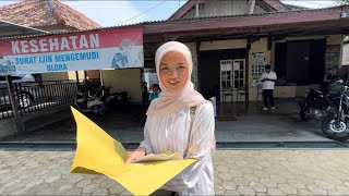 ANTAR LINA UNTUK PERTAMA KALI BUAT SIM MOBIL ? ✅