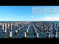 4K I Relaxing Video From Sandridge Beach to Middle Park Beach I Melbourne