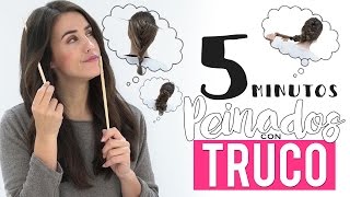 PROBANDO TRUCOS PARA HACER PEINADOS EN 5 MINUTOS | PATRY JORDAN