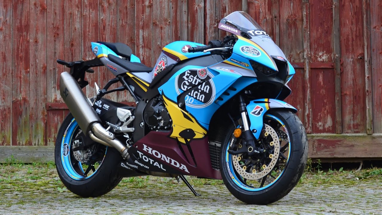 HONDA Fireblade RR-R Wrapping „MarcVDS“ Design - YouTube