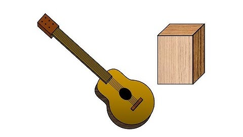 Guitarra y Cajon - Dibujando con Word - Para este 31 de Octubre