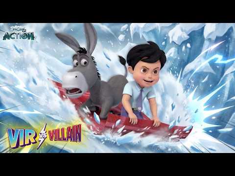 Vir The Robot Boy | Vir Aur Chulbul Ki Khatarnak Ice Ride | Vir Vs Villain Compilation | Wow Action