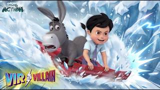 Vir The Robot Boy | Vir and Chulbul's Dangerous Ice Ride | Vir Vs Villain Compilation | Wow Action