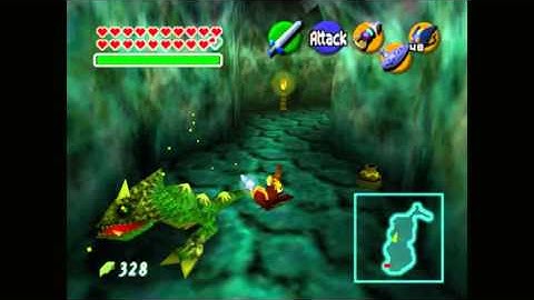 Ocarina of Time - Crash the Wii U VC version with Dodongos and Bombchus