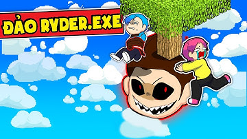 HUY NOOB CÙNG HIHA THỬ THÁCH 1 NGÀY SINH TỒN TRÊN ĐẢO RYDER.EXE TRONG MINECRAFT*ĐẢO SIÊU KINH DỊ 😨👹