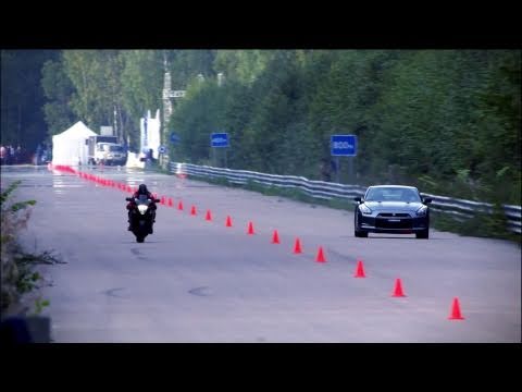 Nissan GT-R Switzer R850 vs Suzuki Hayabusa