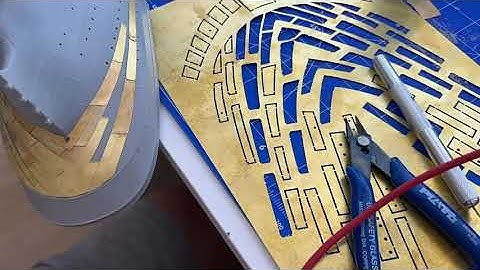 Titanic Trumpeter Model Scale 1/200 Part 5  Propellers,Stern, Hull Plating