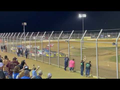 Stock car racing down in Oklahoma. Outlaw Motor Speedway.