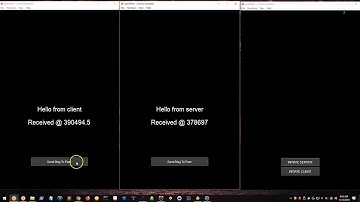 Client Server LAN Communications for Corona SDK