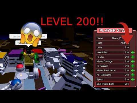 Roblox Dragon Ball Final Stand Level 200 In The Future Youtube - roblox dragon ball final stand how to 100 200
