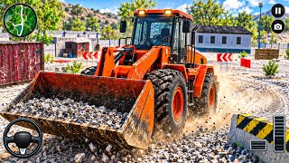 Heavy Loader Construction Mission! Orange Wheel Loader Moves Rocks at the Simulator Gameplay screenshot 2