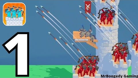 Archery Bastions: Castle War (Level 1 to 9) Gameplay Walkthrough-1 (Android,iOS)