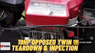 19 hp opposed twin teardown and inspection