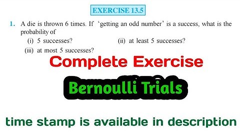 Ex 13.5 class 12 maths ncert Probability Q1 to Q15