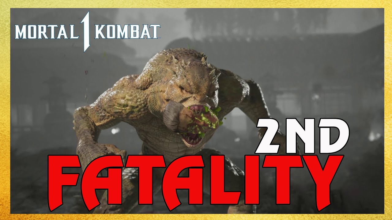 Mortal Kombat 1 | Reptile 2nd Fatality | Acid Reflex - YouTube