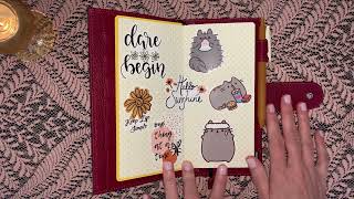 : April Planner Flip Through|Wonderland 222| Hobonichi Weeks Health & Wellness| Notebook Therapy BUJO