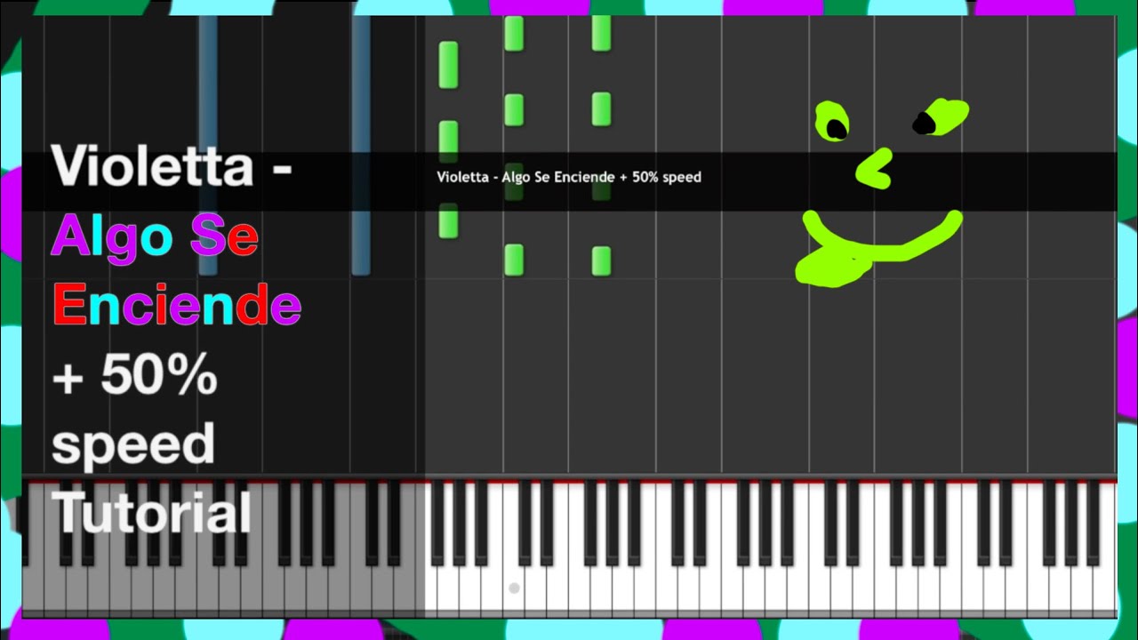 Violetta - AlGo Se EnCiEnDe + 50% speed Version Tutorial