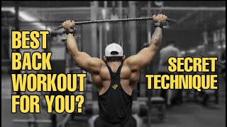 BEST BACK WORKOUT FOR YOU? | SECRET TECHNIQUE | VLOG#2