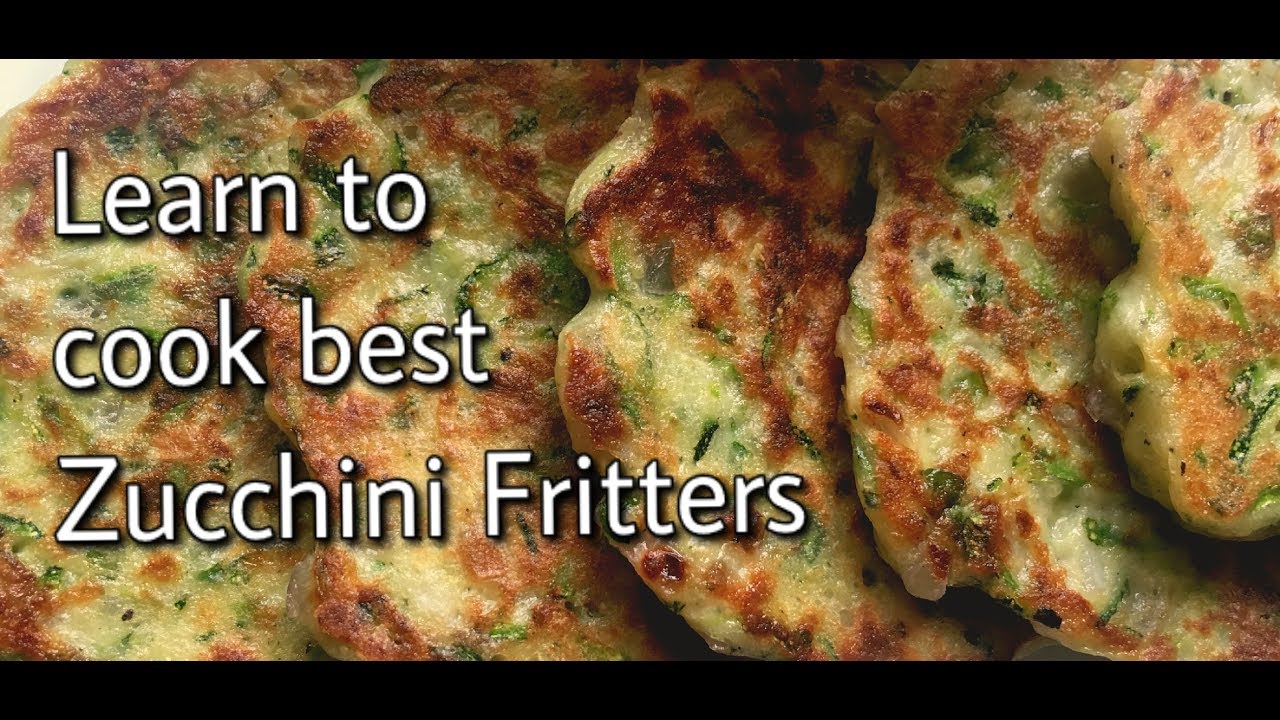 Zucchini Fritters A low calorie less oil treat How to make
