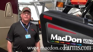 MacDon Industries: FD70 Flexdraper Combine Header