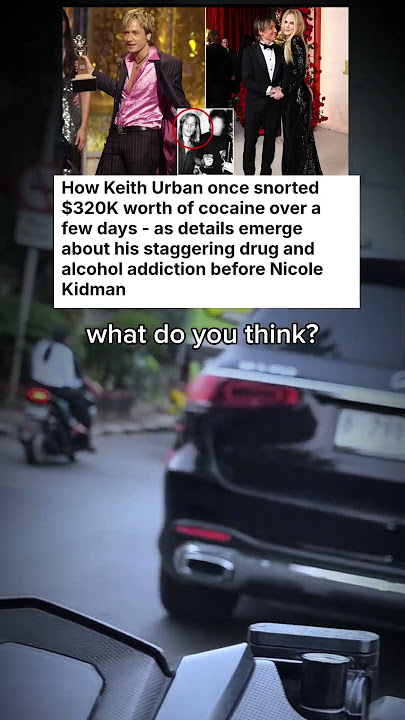 How Keith Urban once snorted $320K worth of cocaine over a few days - as ... #celebrity