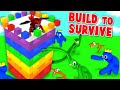 Build to survive rainbow edition  roblox