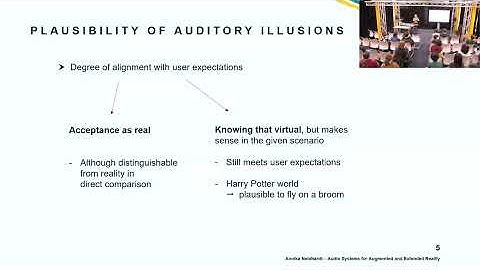 MusICA Seminar: Annika Neidhardt  – Audio systems for augmented and extended reality