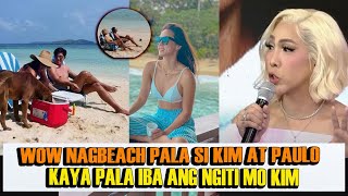 WOW! KIM CHIU AT PAULO AVELINO NAGBEACH PALA? MAY PA SECRET PALA KAYO KAYA IBA NGITI NI KIM CHIU!