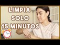 LIMPIA POR SOLO 15 MINUTOS // COMO MANTENER LA CASA LIMPIA // LIMPIEZA DEL HOGAR POR SOLO 15 MINUTOS