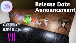 Garten Of Banban 7 - New Release Date Announcement (Concept)