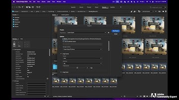 Adobe Bridge Batch Resizing Multiple Images