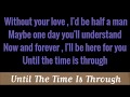 Five - Until The Time Is Through Lyrics