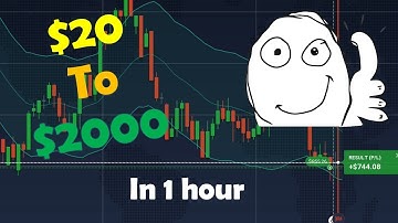 20$ to 2000$ in iq option trading - Binary option is a scam - check the description