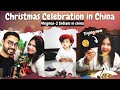 SOHO-big screen in beijing | Christmas Celebration In China | Vlogmas 2 | Indians in China