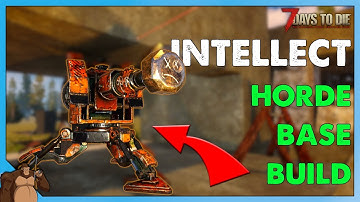 7 Days to Die Alpha 19 Horde Base - Intellect Build