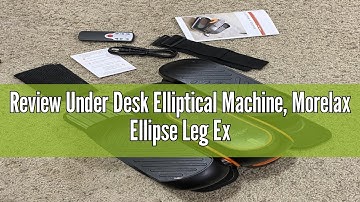 Review Under Desk Elliptical Machine, Morelax Ellipse Leg Exerciser for Seniors Fully Assembled, Qui