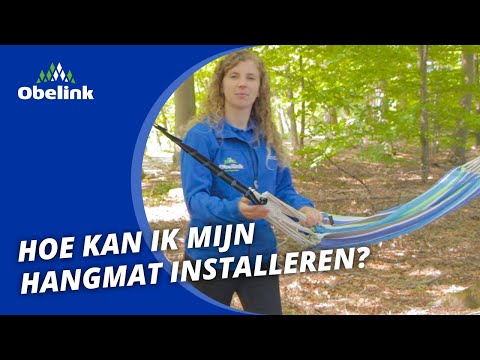 Video: Hoe Hang Je Een Hangmat Op?