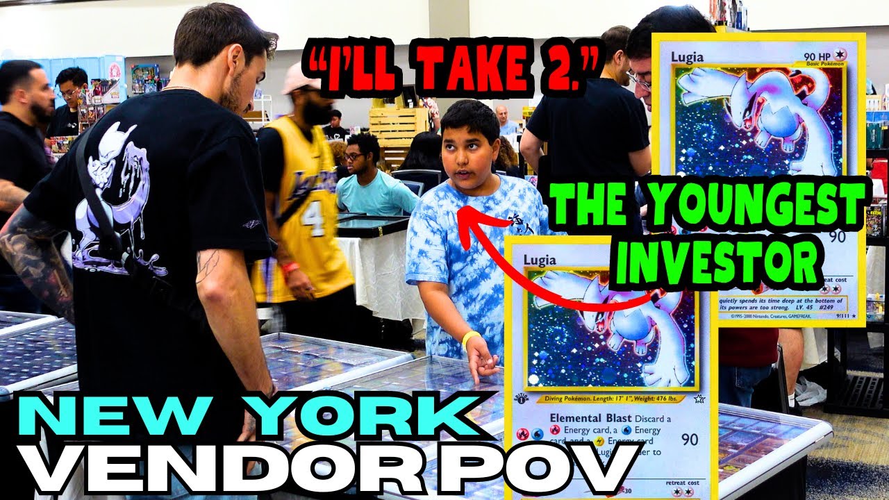 Vendor POV LITCG Card Show- Is this kid the SMARTEST Collector?
