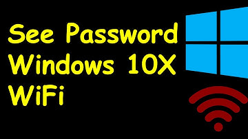 Find the WiFi Password on Windows 10X/10/8/7/XP Using CMD - CMD : Show Wi-Fi Password on Windows