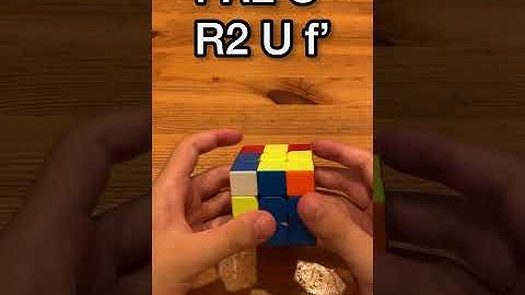 Solve This Annoying F2L Pair In 6 Moves! #shorts