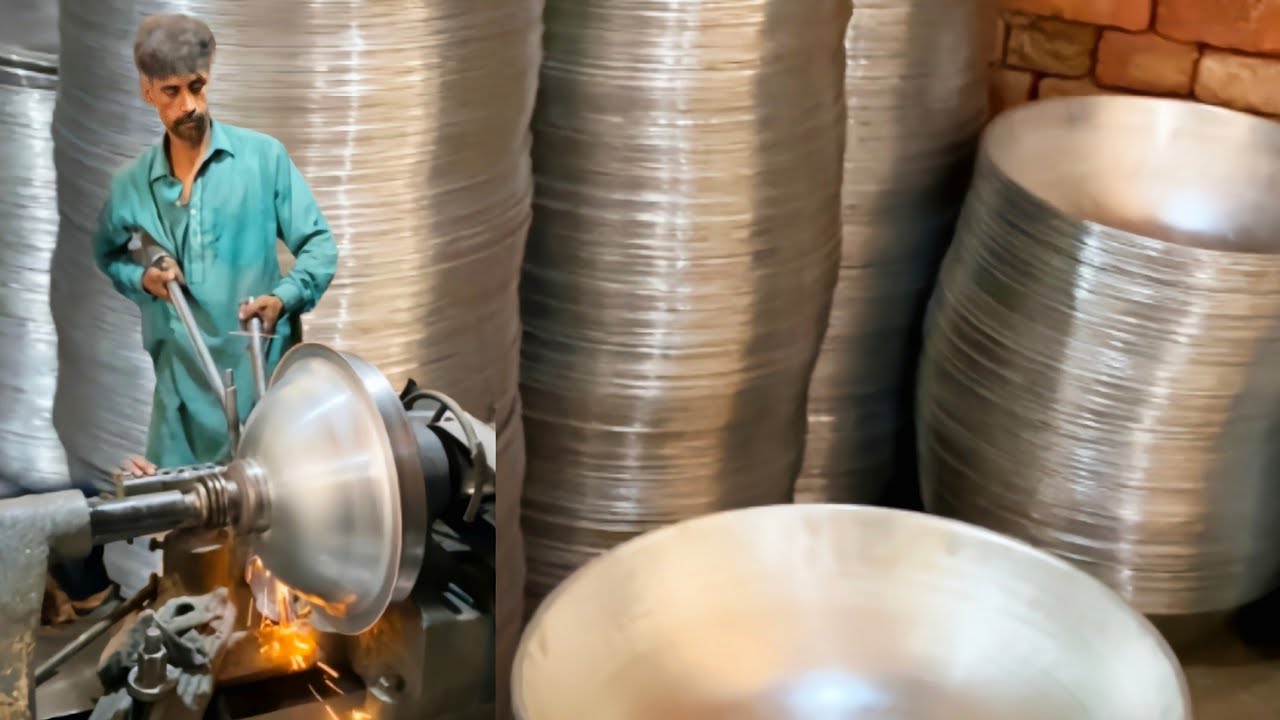 Crafting Excellence: Making a Stainless Steel Bowl at a Local Factory