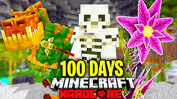 I Survived 100 Days in a CAVE ONLY WORLD in Minecraft Hardcore!
