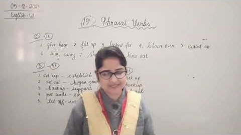 CLASS VI ENGLISH 06-12-2021 BY MS SHWETA SHUKLA