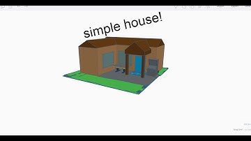 how to make a simple house in Tinkercad