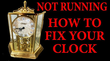 My quartz clock stopped running how do I fix it 2020