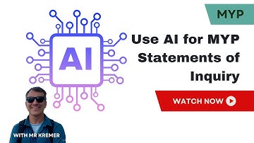 How to use AI to write MYP Statements of Inquiry