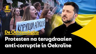 Protesten In Kyiv Zelensky Draait Anti-Corruptie Terug Vanwege Russische Infiltratie