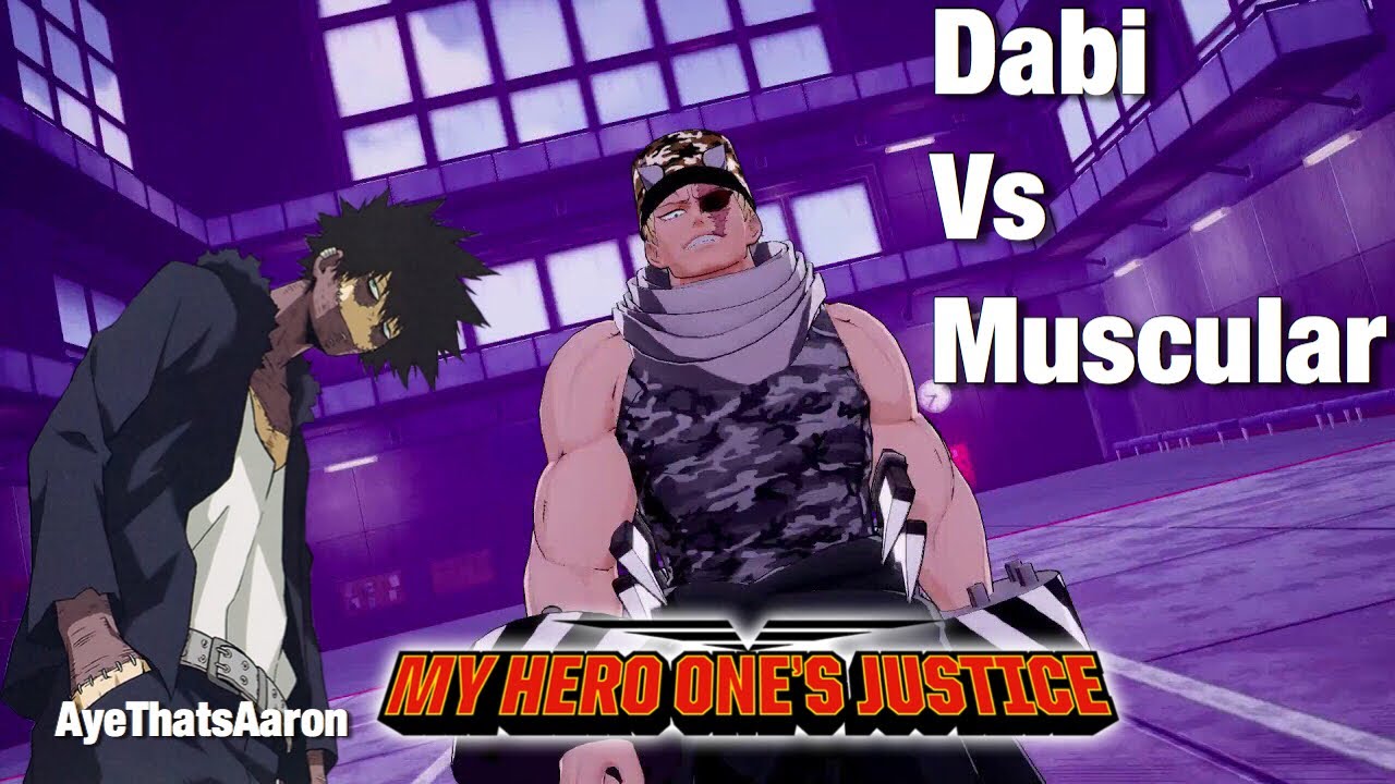 Dabi vs Muscular | My Hero One's Justice