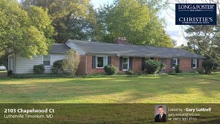 Sale: 3 Beds - 2 Baths - 2588 sq ft - Lutherville Timonium - MD [$567,000] MLS #: MDBC2013444